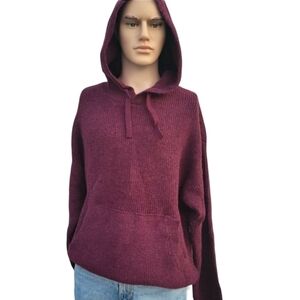 Men's "And Now This" Hoodie Sweater.  Size Large.